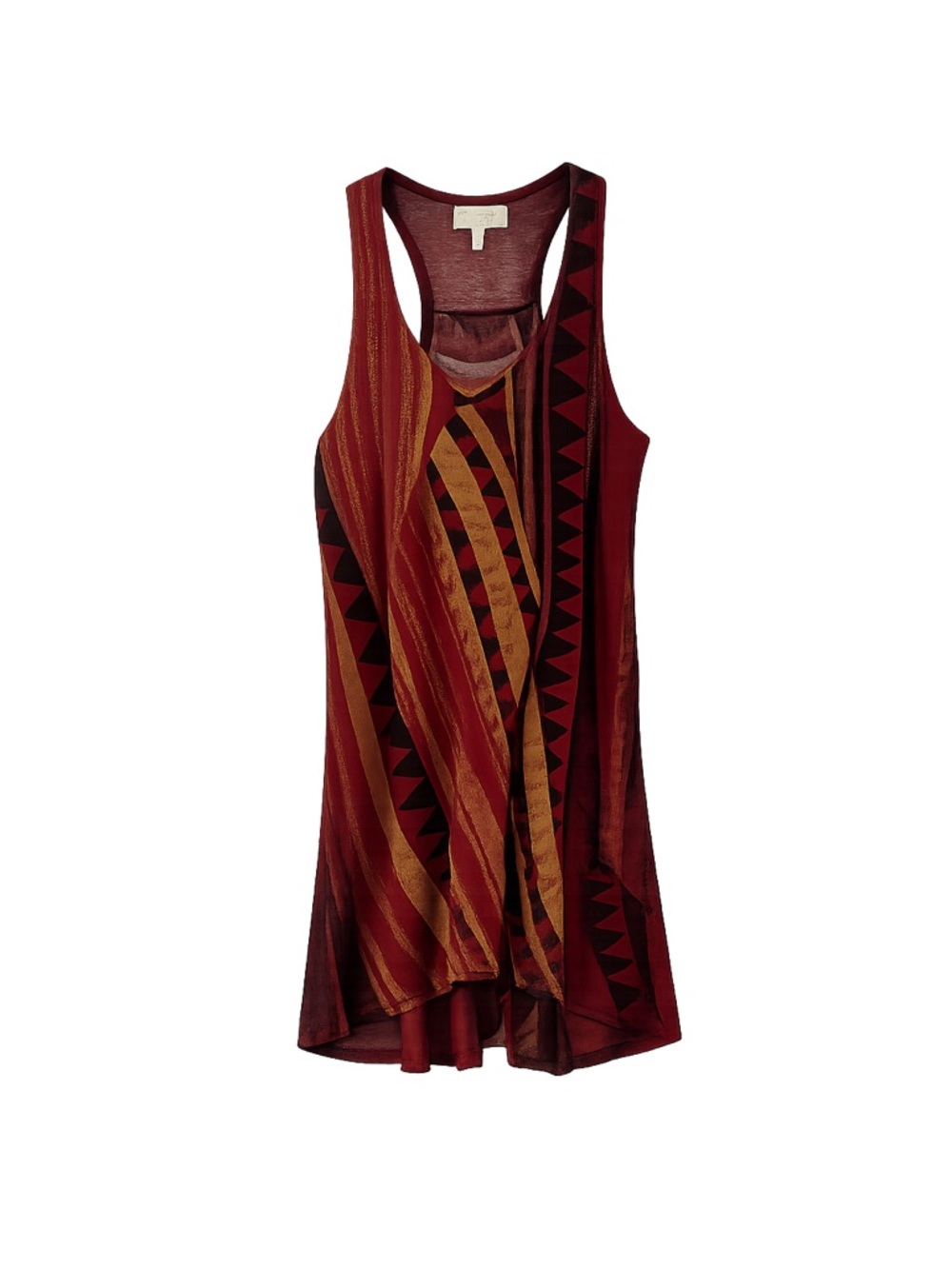 Free People Women's M Sleeveless Geometric Print Tank Top Multicolor
182